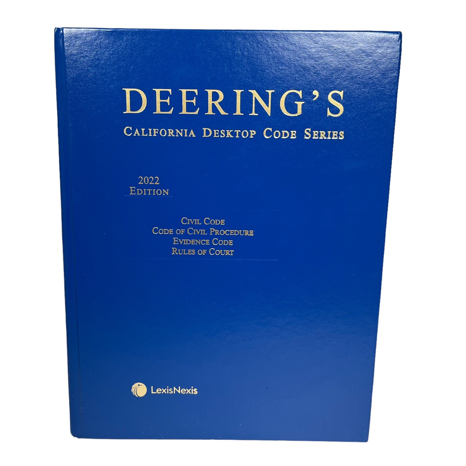 Deering’s California Desktop Code Series 2022 Edition Lexis Nexis