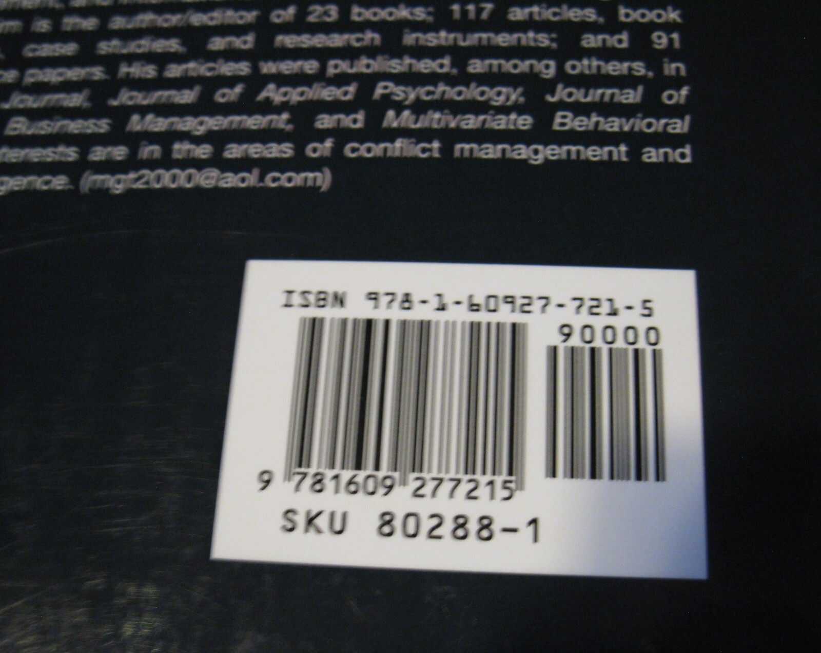 Management: Theory, Research, and Practice Edited By Afzal Rahim Cognella Inc