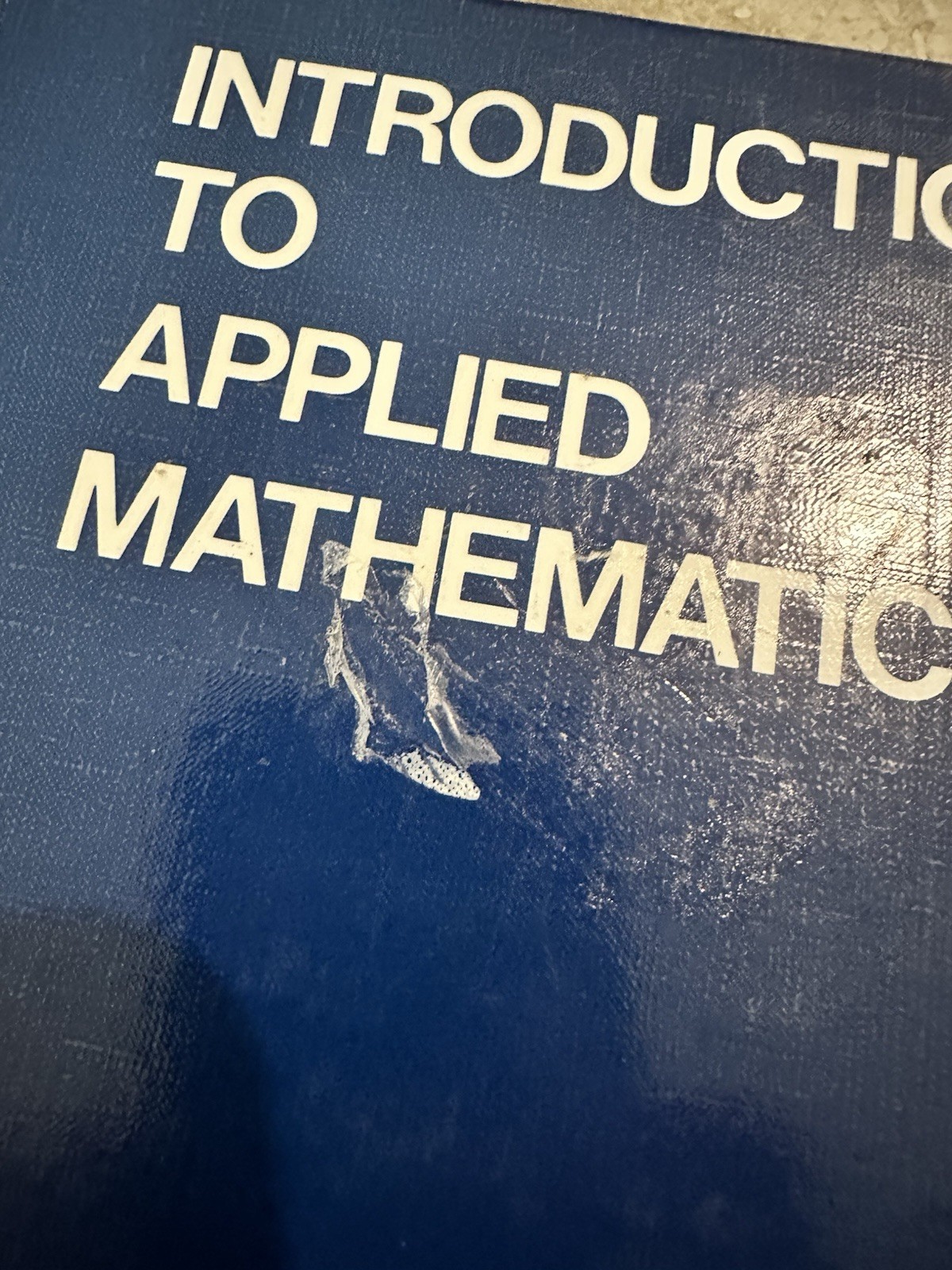 Introduction to Applied Mathematics – Hardcover By Strang, Gilbert