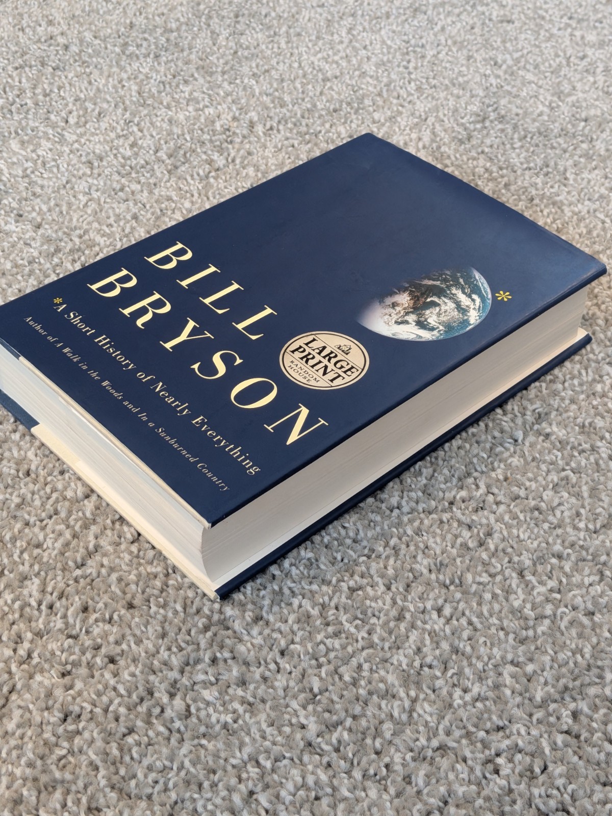 A Short History of Nearly Everything by Bill Bryson (2003, Hardcover, Large Type