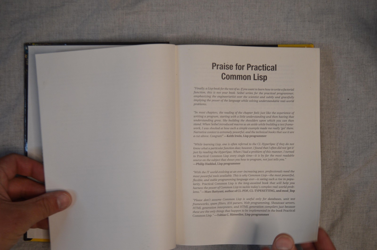 Practical Common Lisp Peter Seibel Apress AI