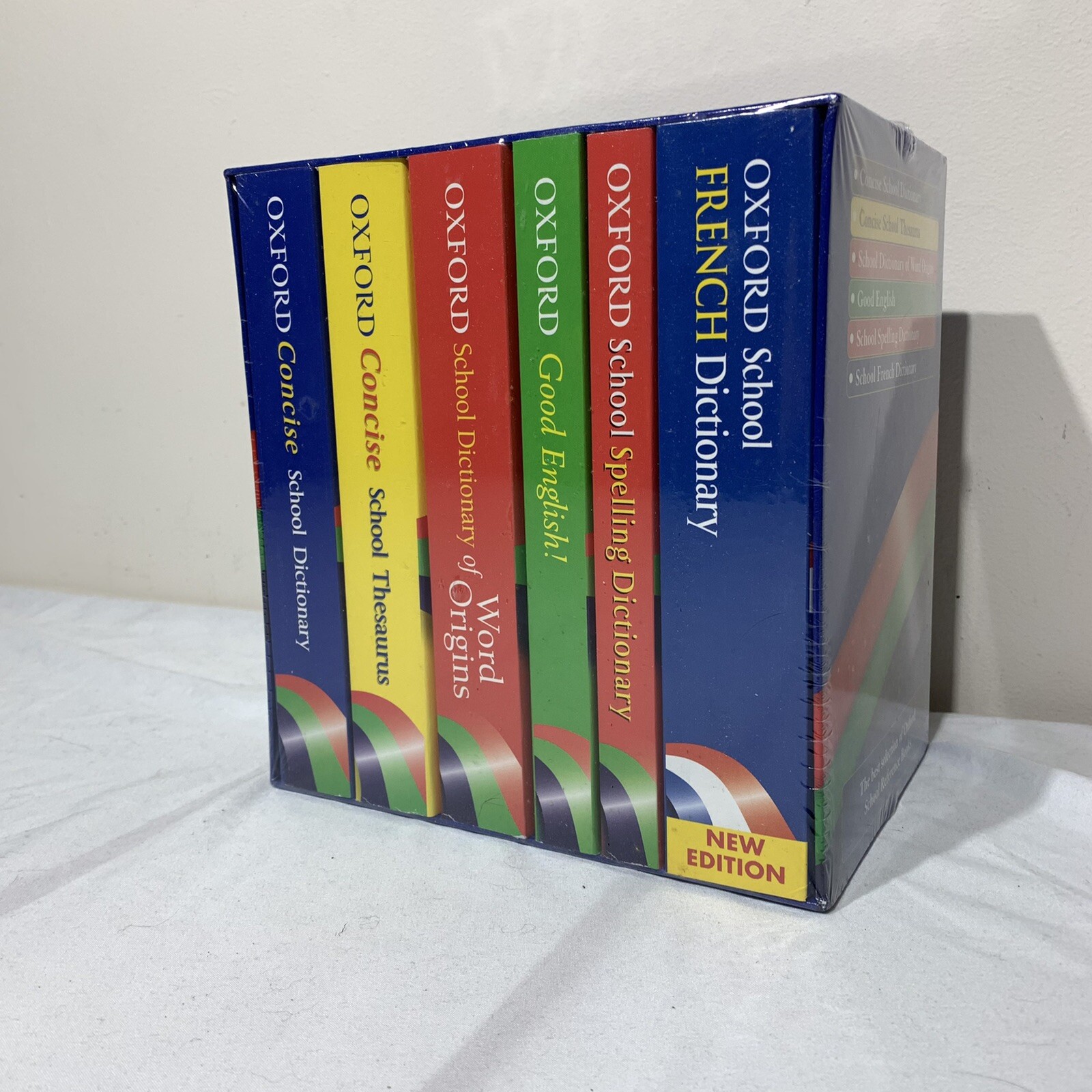 OXFORD SCHOOL REFERENCE LIBRARY 6 BOOK BOX SET NEW & SEALED DICTIONARY THESAURUS