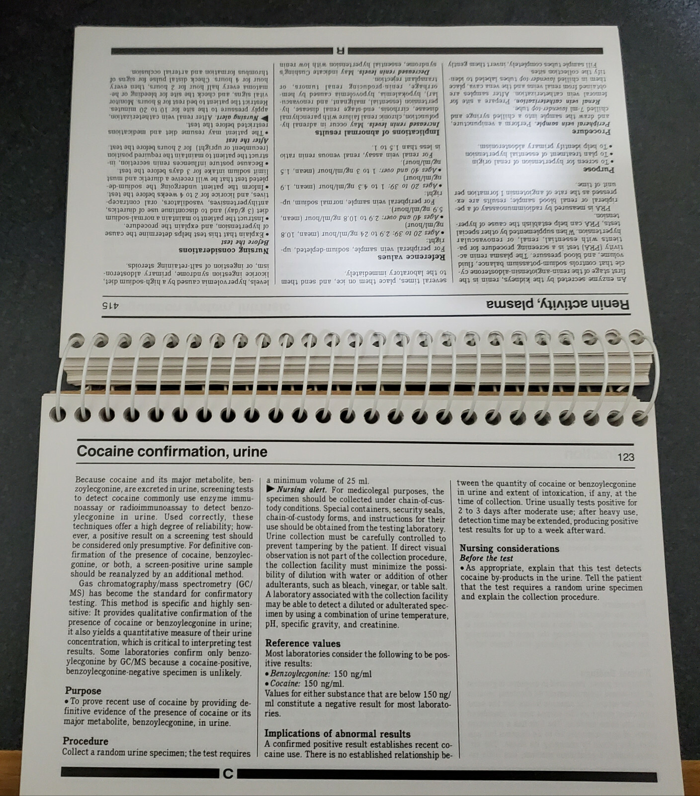 Nurse’s Ready Reference Diagnostic Tests–ring/wire bound style
