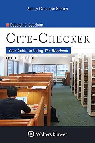 Cite-Checker: Your Guide to – Paperback, by Bouchoux Deborah E. – Very Good