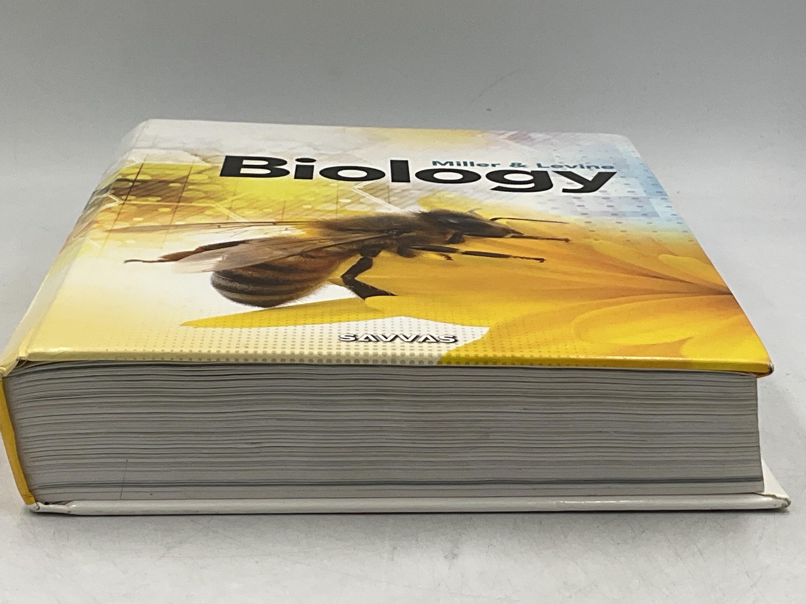 Biology Miller & Levine 2019 Hardcover Savvas Illustrated Yellow Cover