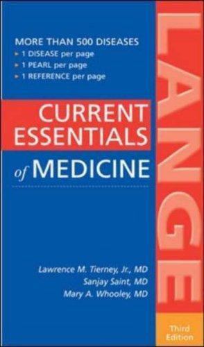 CURRENT Essentials of Medicine, Third Edition (LANGE CURRENT Essentials)
