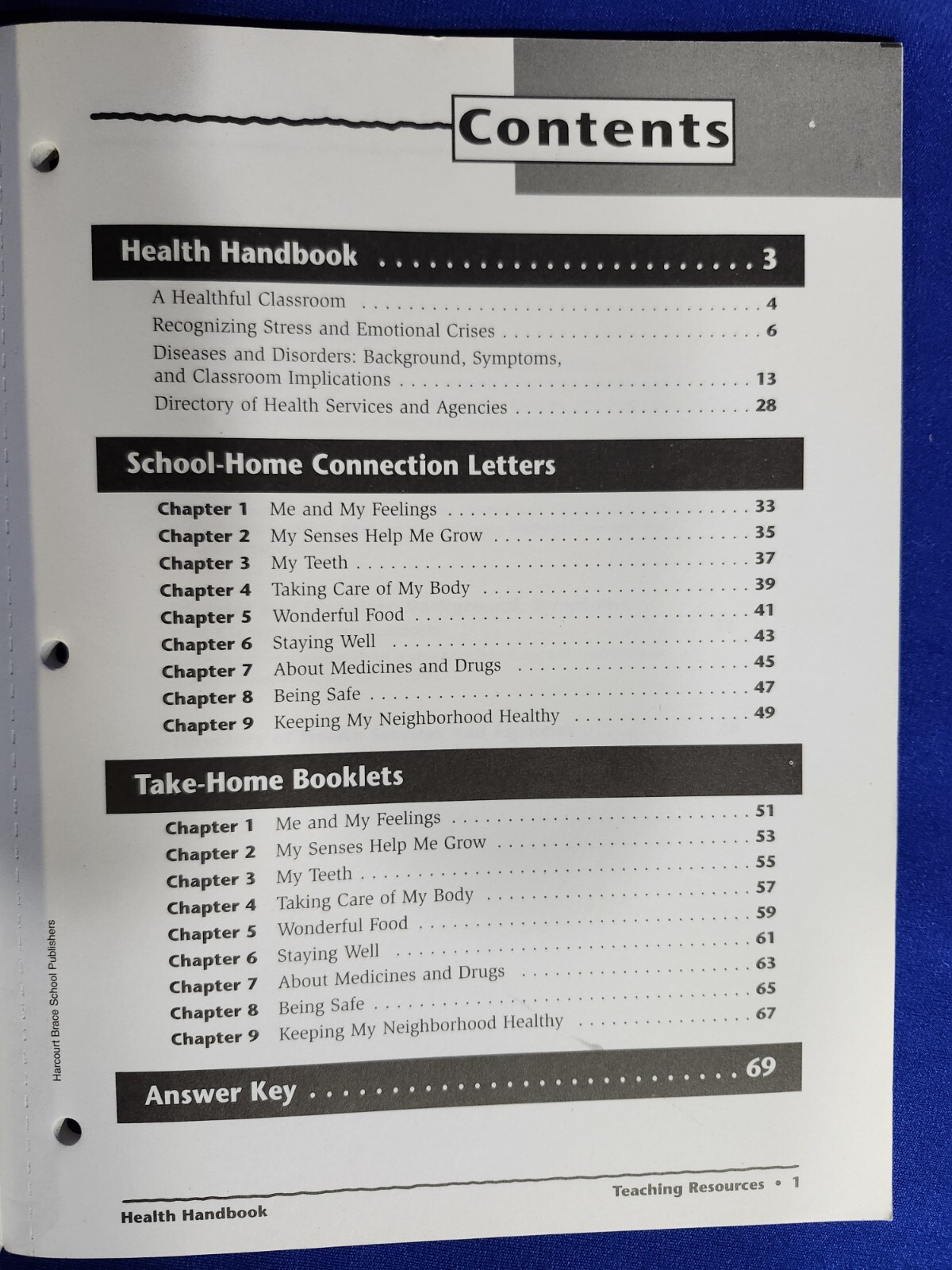Your Health Grade 1 Teacher Kit/Lot of 4 Teacher’s Ed + Resources + Assessments