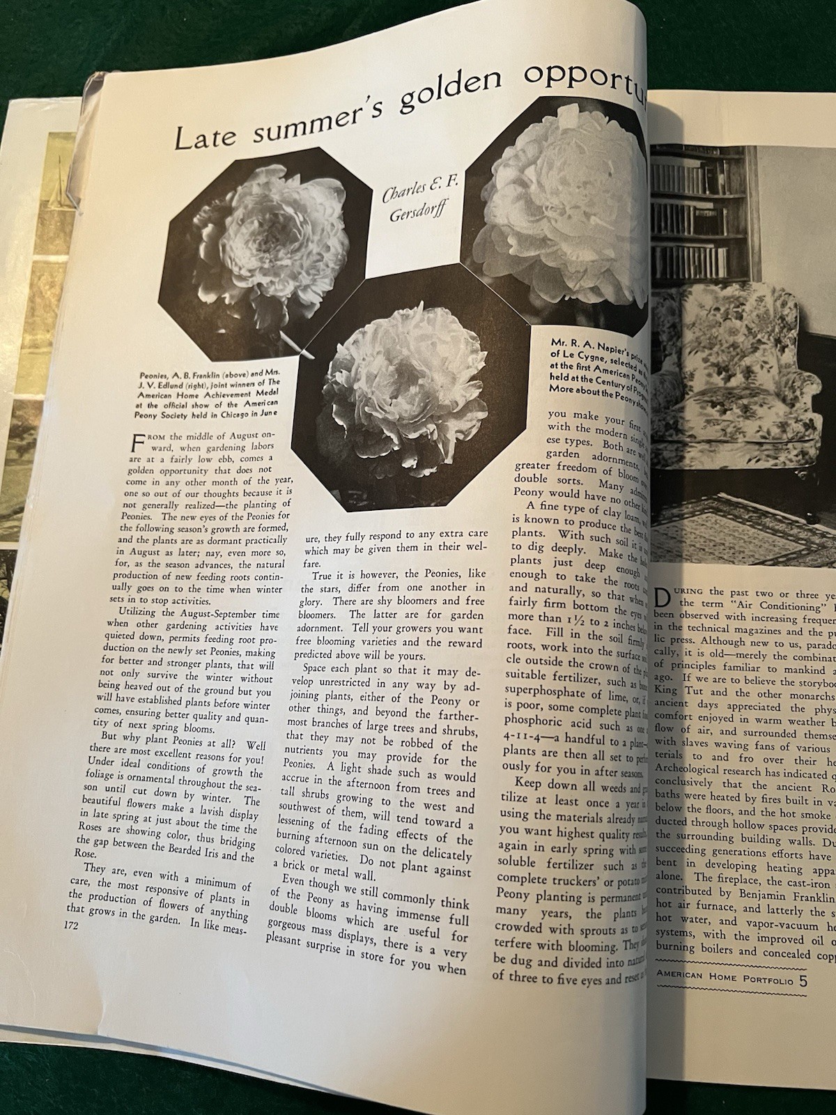 September 1933 The American Home / Full Issue -204 Pages Lucky Strike ad!