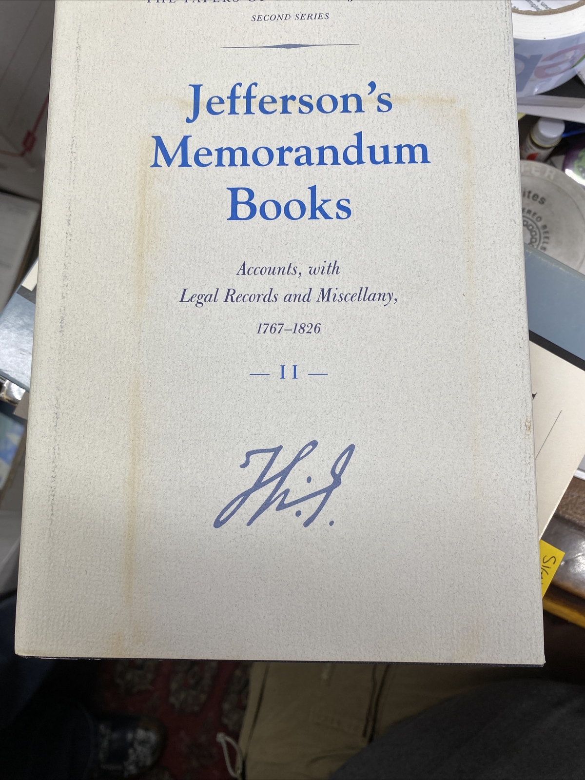 Papers of Thomas Jefferson, Second Ser.: Jefferson’s Memorandum Books, Volume 2