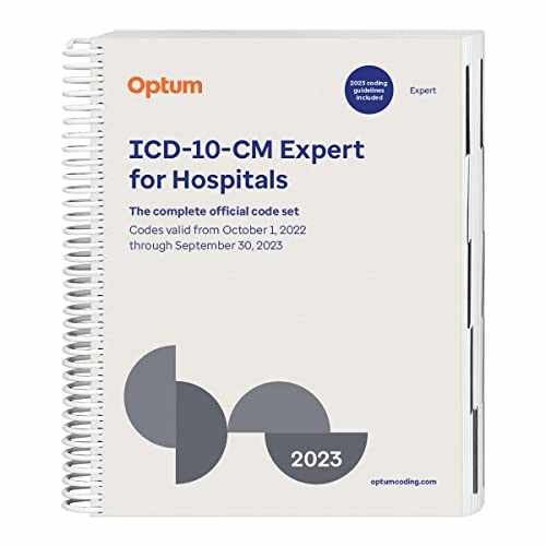 2023 ICD-10-CM Expert for Hospitals with – Spiral-bound, by Optum – Very Good j