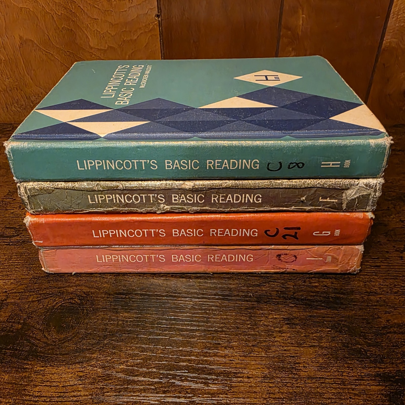 Lippincott Basic Reading Lot Of 4 1970s F G H I McCracken Walcutt