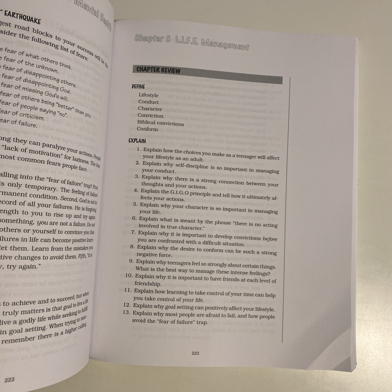 Total Health Choices For A Winning Lifestyle Student Book and Test & Quiz Book