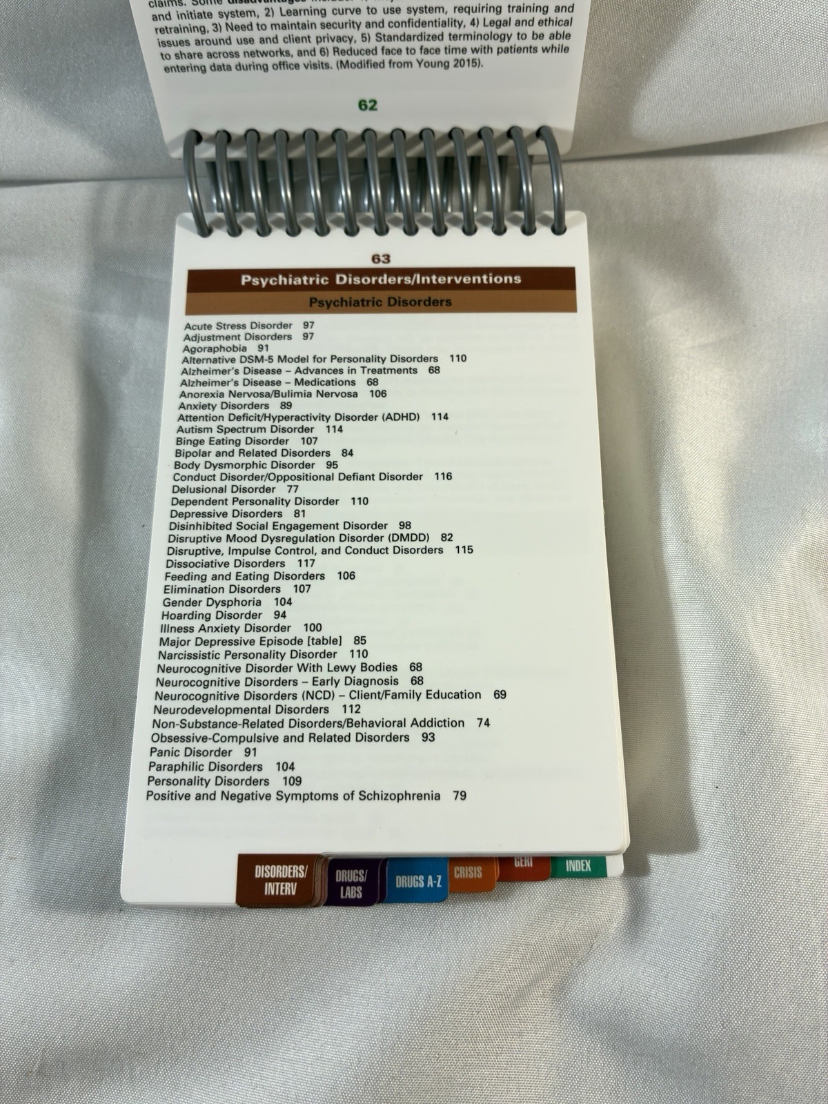 Darlene Pedersen PsychNotes 5th Ed Clinical Nursing Pocket Guide – Psych Mental