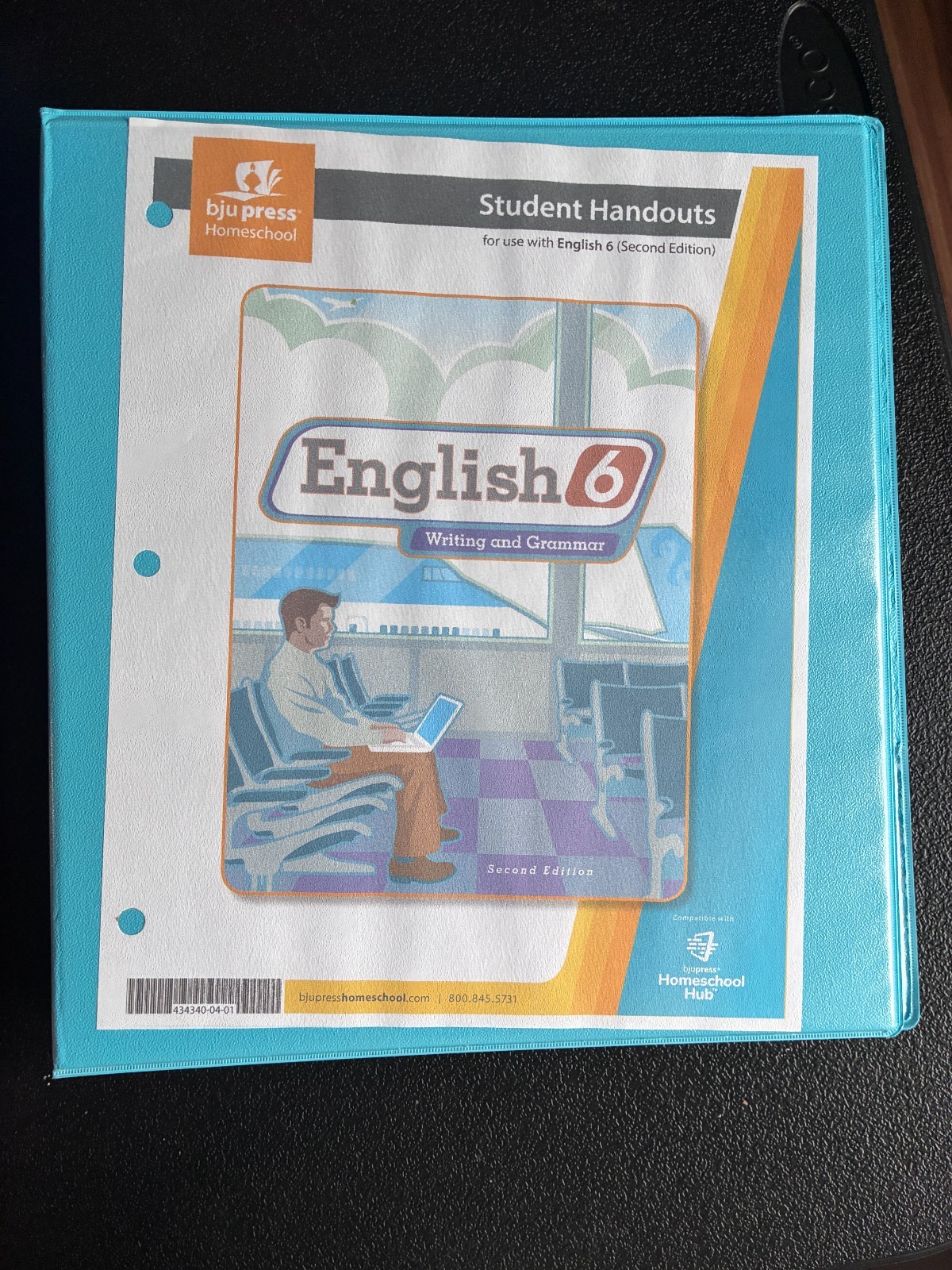 BJU English 6 Handouts w/ Binder