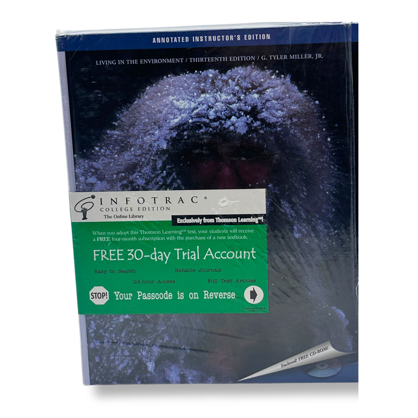 NEW Living In The Environment 13th Edition & CD | Instructor’s Edition Annotated