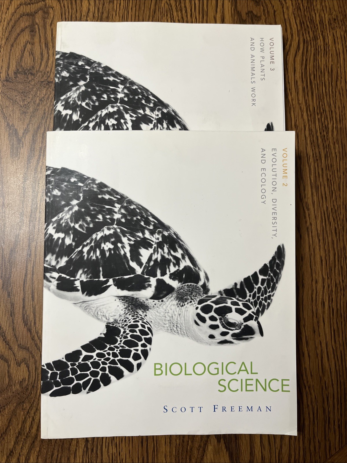 Biological Science Vol 2 & 3 Evolution Plants /animals Scott Freeman w/SEALED CD