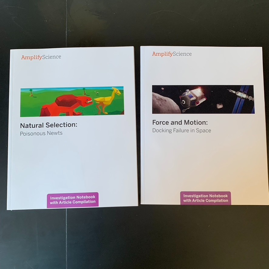 Amplify Science Grade 8 Homeschool Workbook Choose Physical Life Biology etc