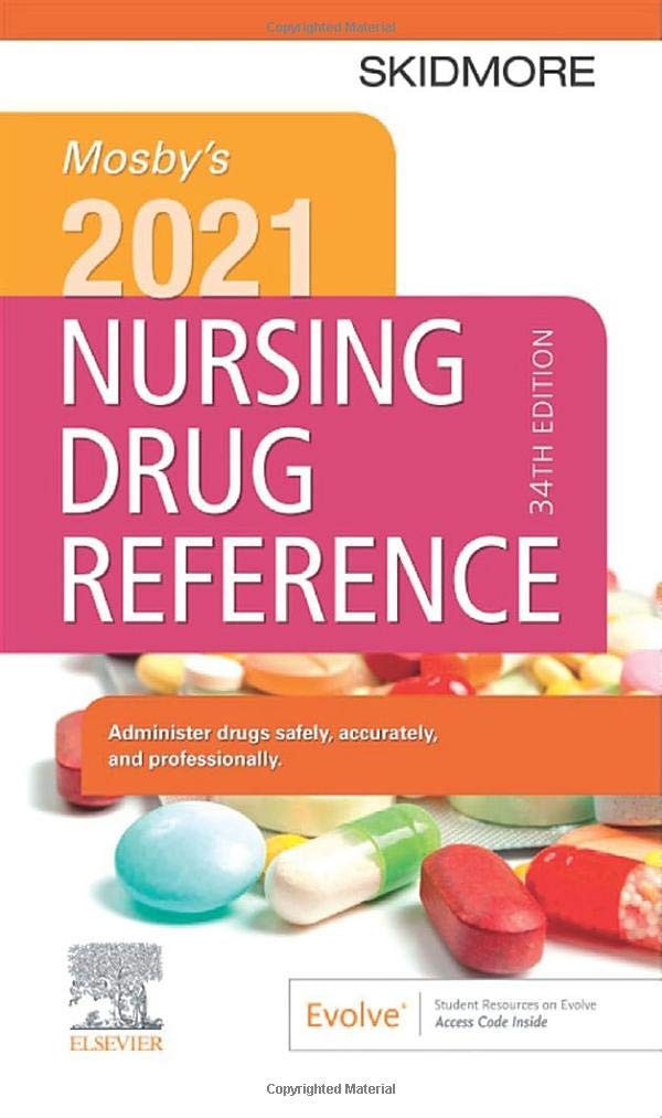 Mosby’s Nursing Drug Reference (Skidmore Roth)