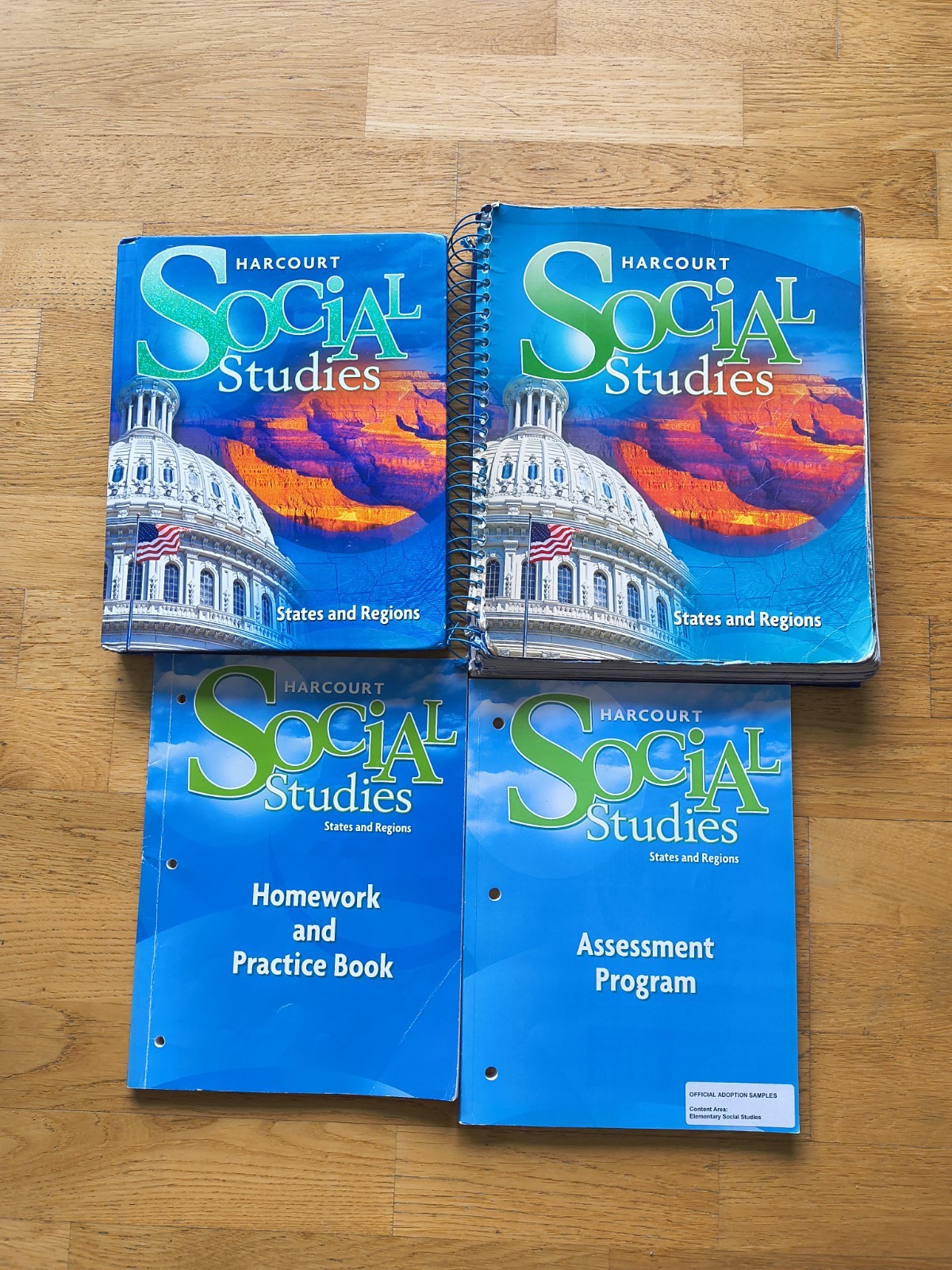 Grade 4 Harcourt Social Studies, States And Regions, Teacher’s Edition.