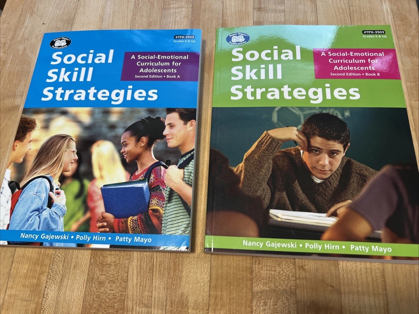 Social Skill Strategies: Social-Emotional Curriculum for Adolescents books A&B