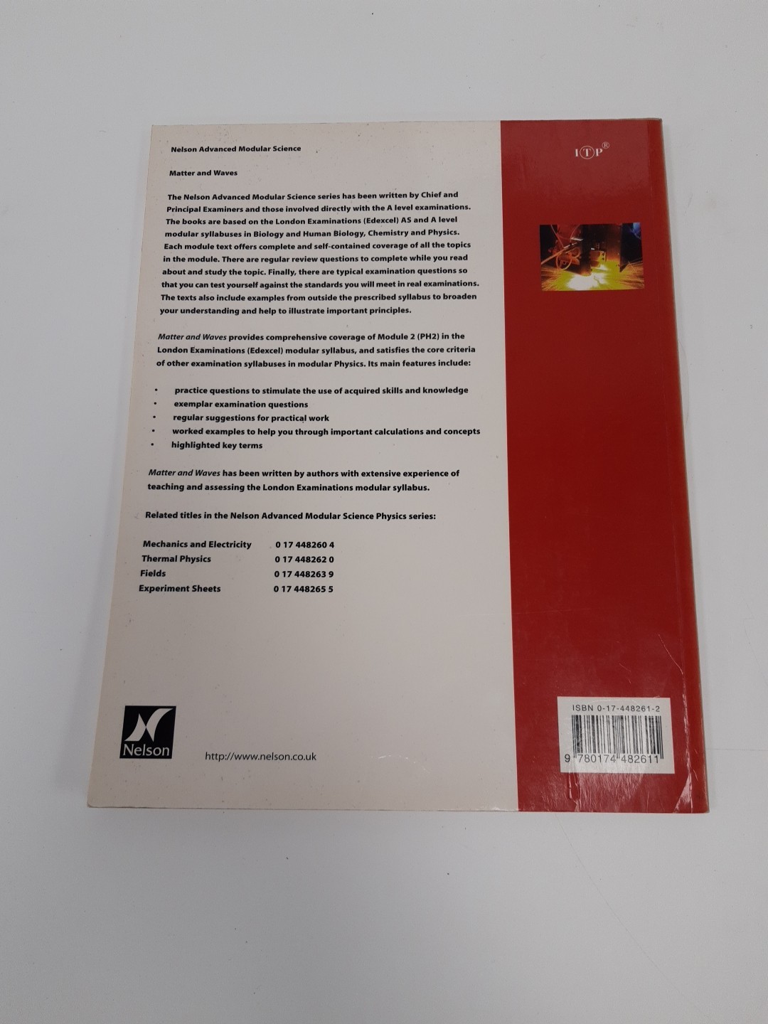 Matter and Waves Nelson Advanced Modular Science Physics Mark Ellse C Honeywill