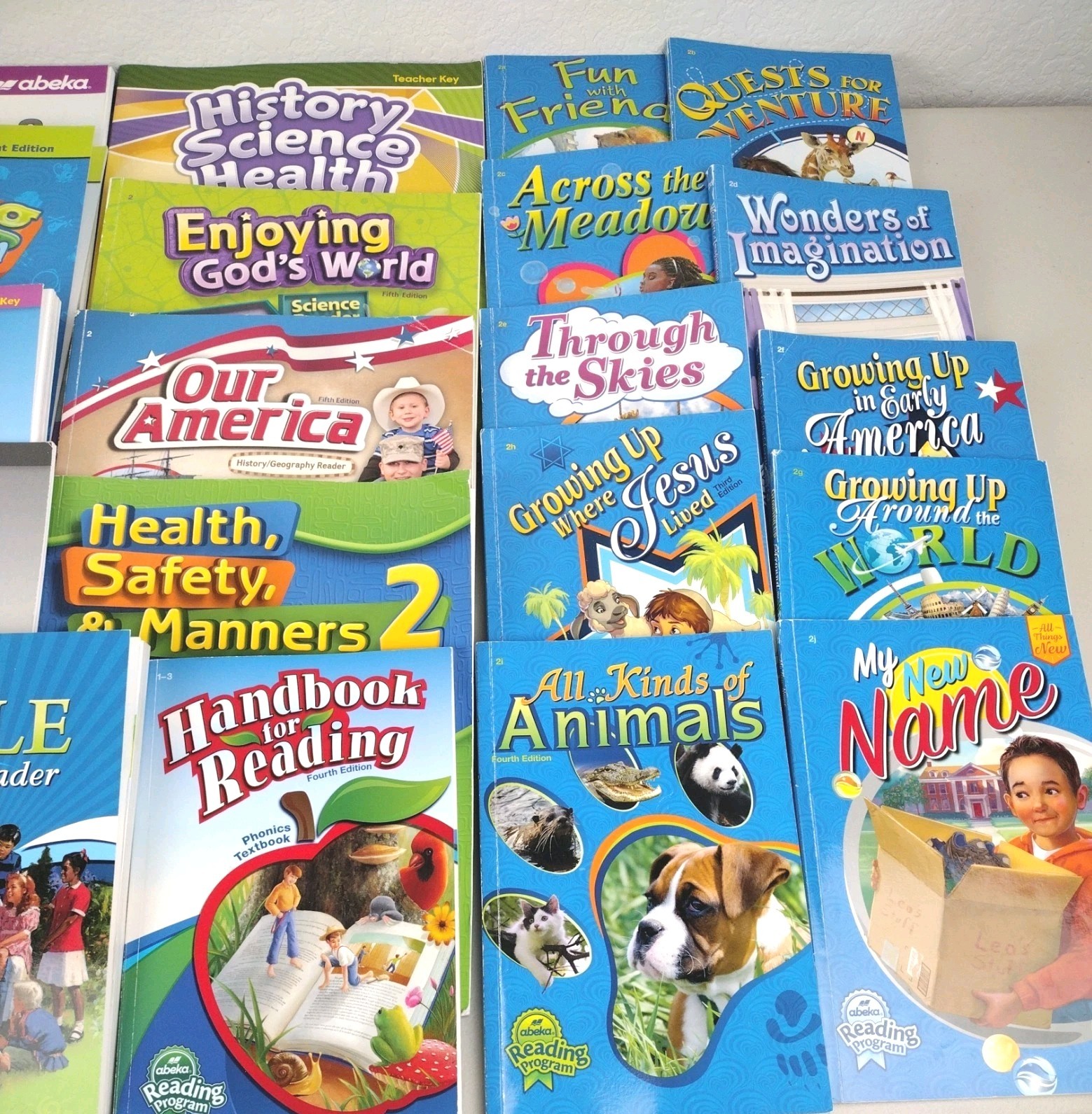Abeka 2nd grade Book LOT 23 Books Homeschool Science, Math, History, Reading