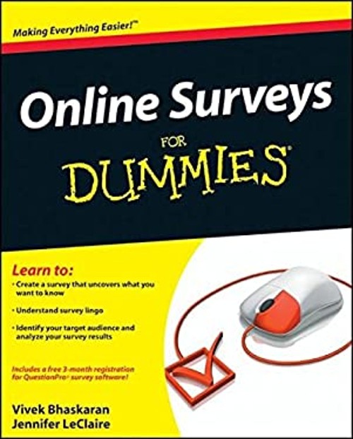 Online Surveys for Dummies Paperback Jennifer, Bhaskaran, Vivek L