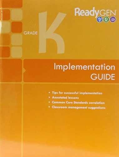 ReadyGEN 2016: Implementation – Paperback, by Pearson Education – Very Good