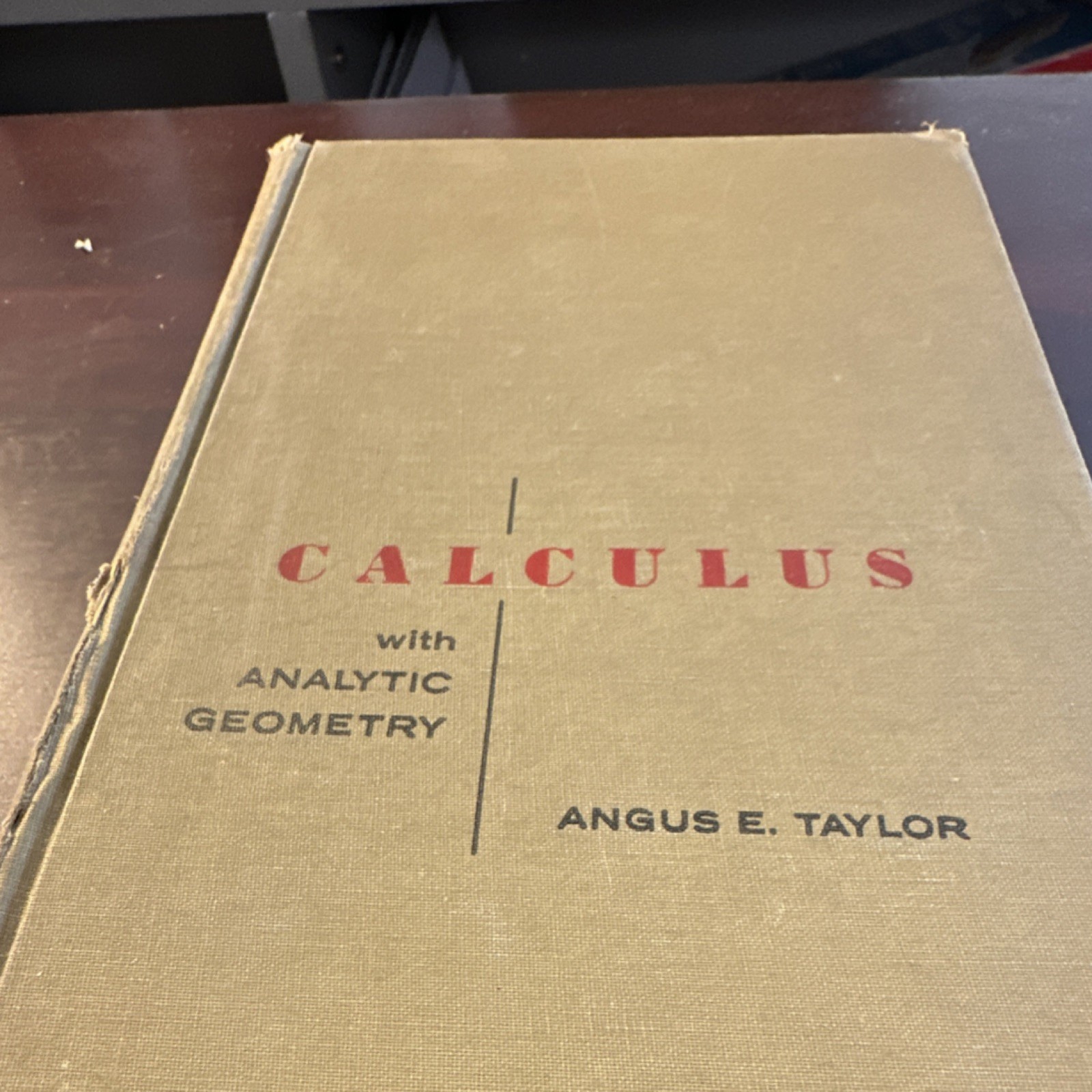 Calculus with Analytic Geometry Taylor Prentice-Hall Hardcover Mathematics