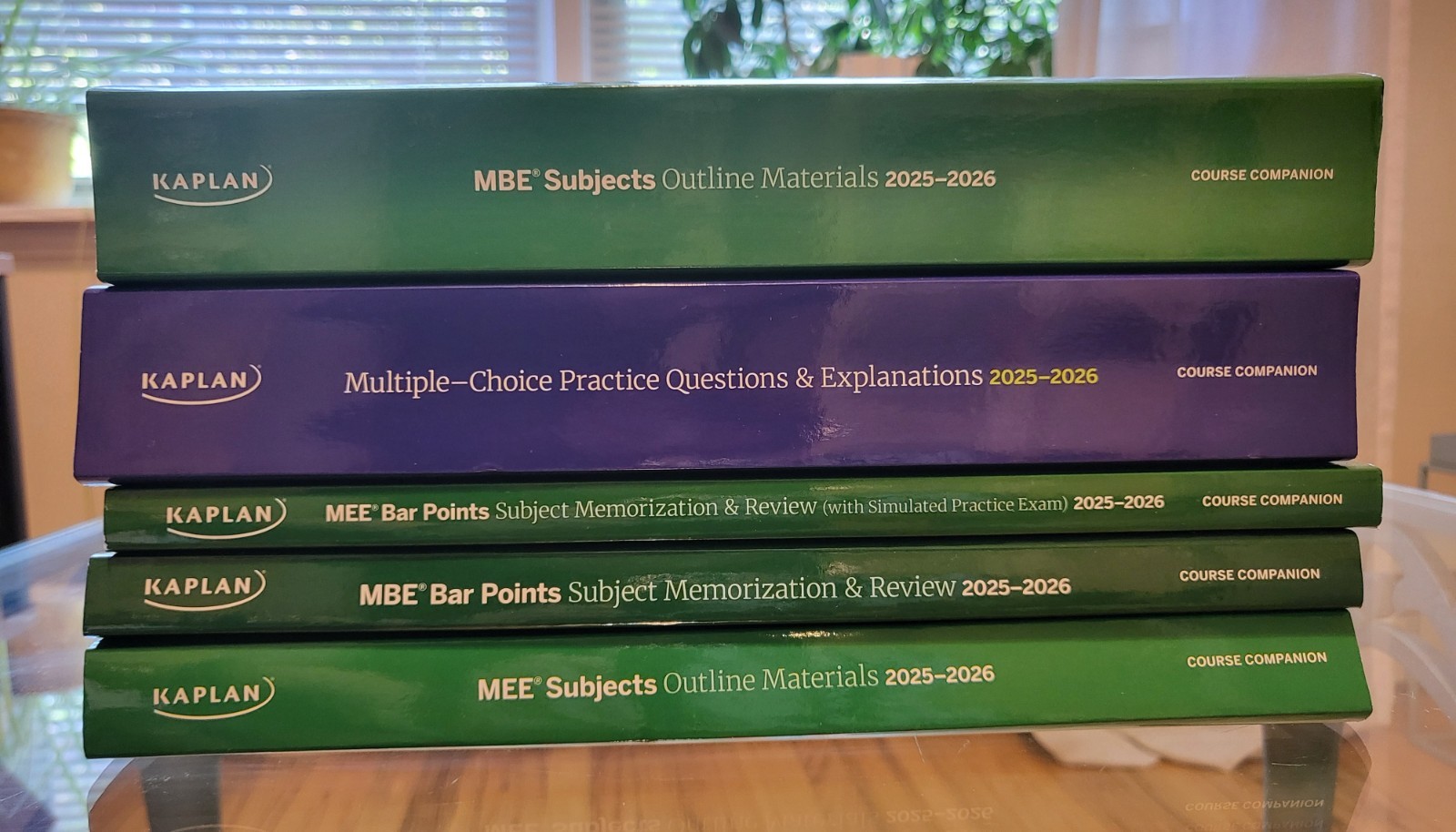 Kaplan Bar Exam Review Books UBE 2025-2026 – Brand New Complete Set – MBE & MEE