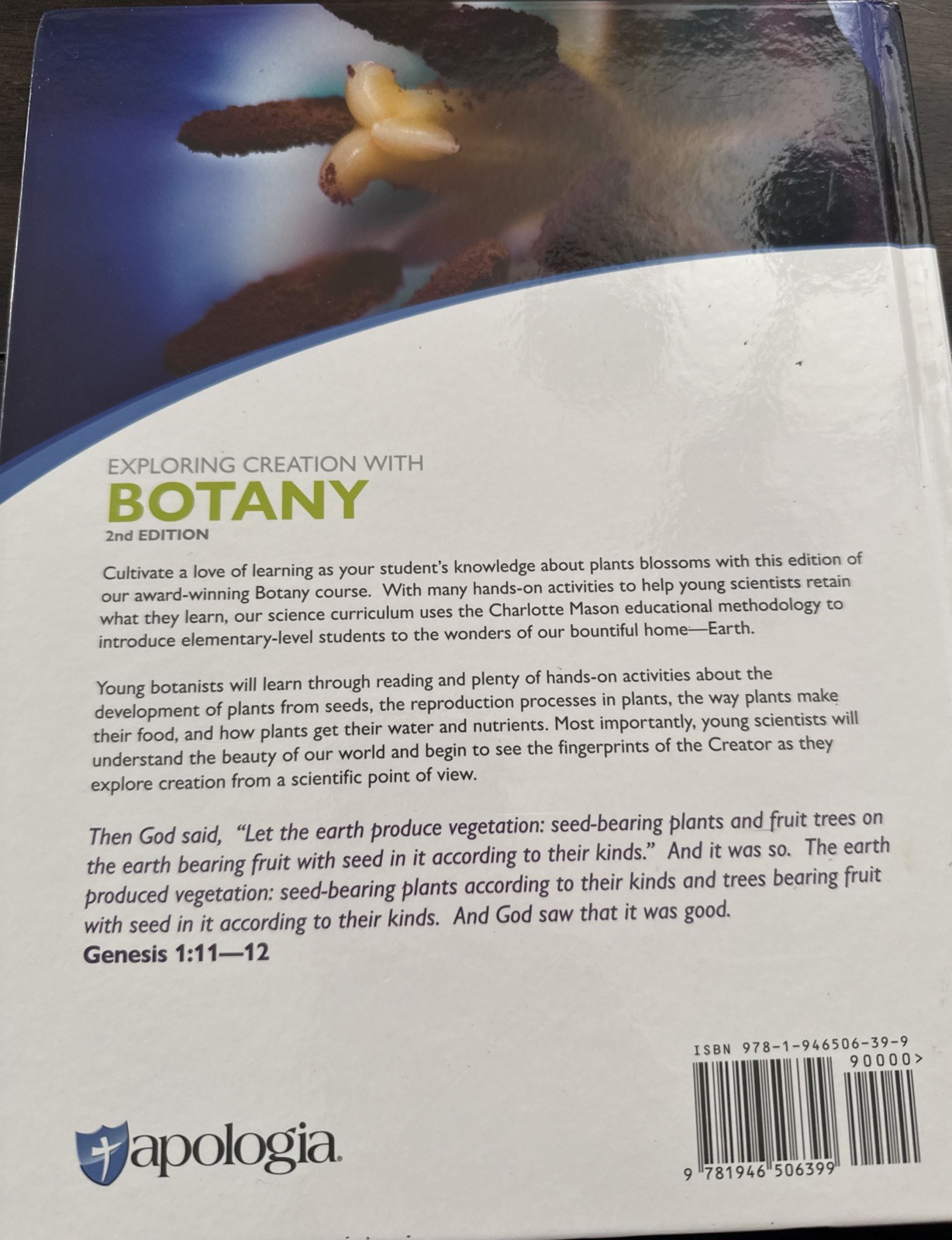 Apologia Exploring Creation With Botany 2nd Edition Hardcover Jeannie Fulbright