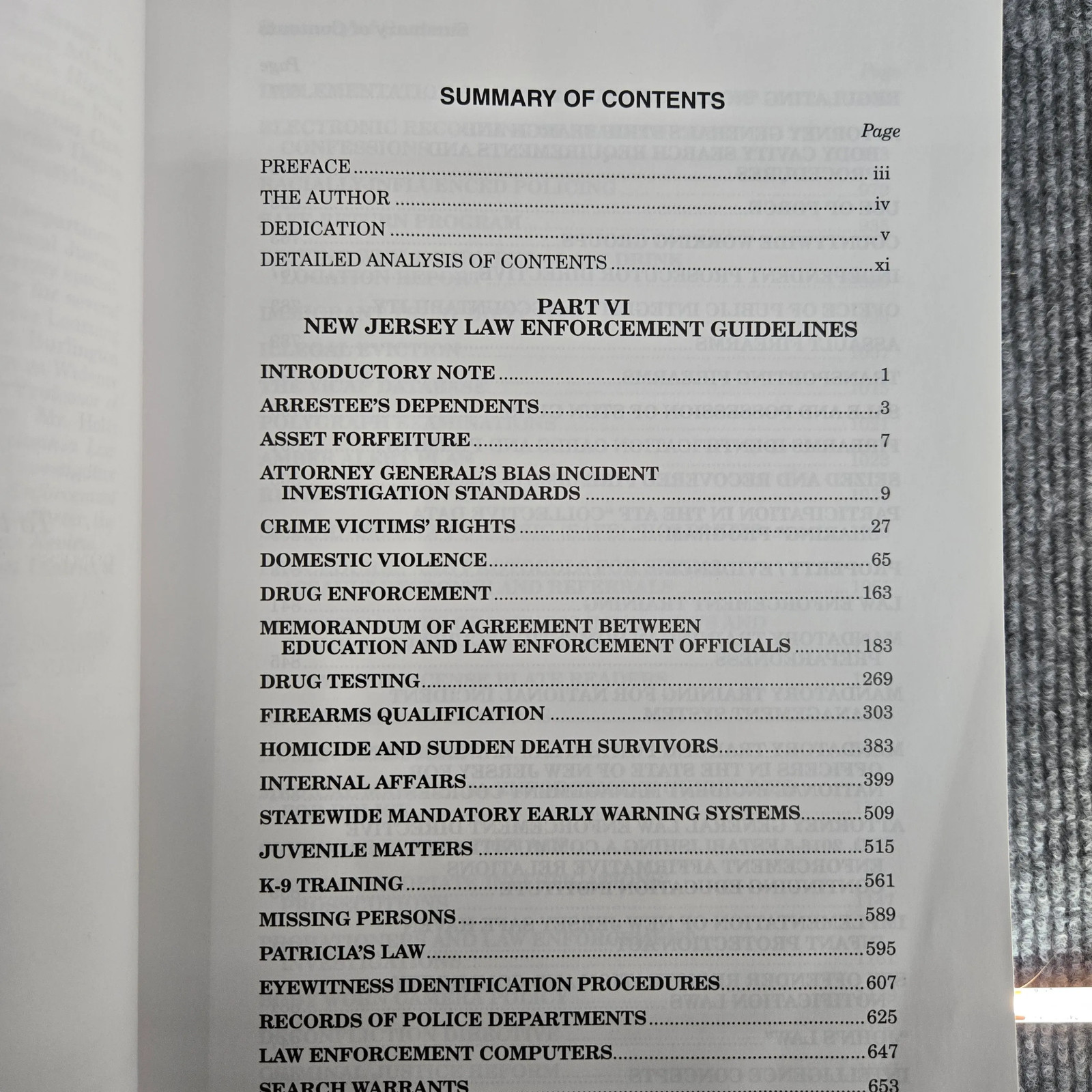 New Jersey Law Enforcement Handbook Volume 3 Larry Holtz 2022 Blue360