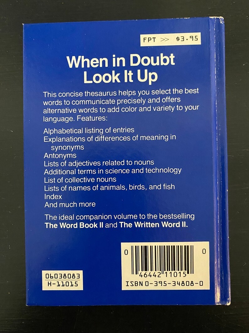 Word Book Desk Reference Set, Copyright 1983 – Desk Reference Set