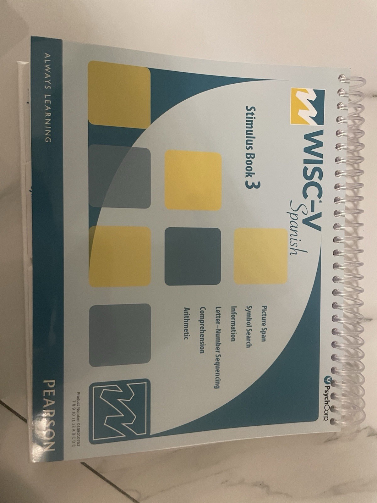 WISC-V Wechsler Intelligence Scale for Children Spanish Fifth Edition Brand New