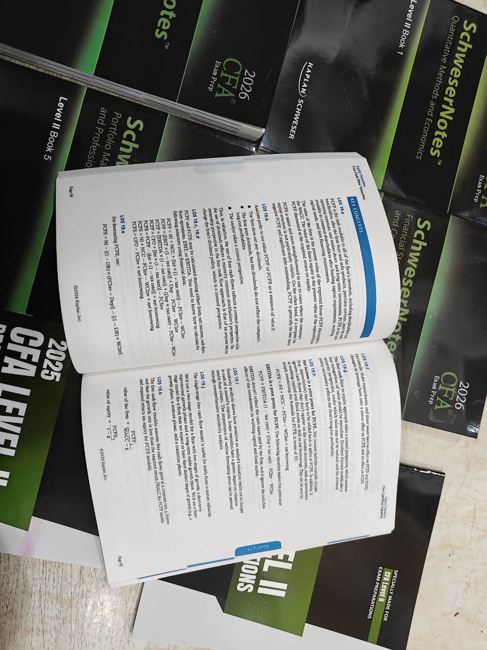 2026 CFA level 2 Exam Prepration Kaplan Schweser notes with Question Bank Latest