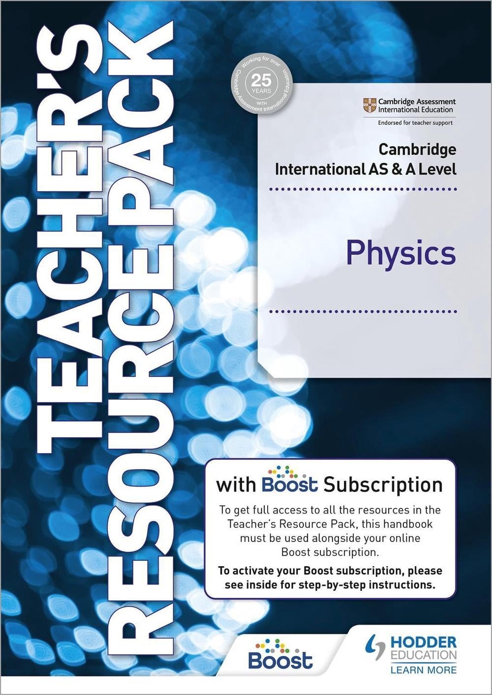 Cambridge International AS & A Level Physics Teacher’s Resource Pack with Boost