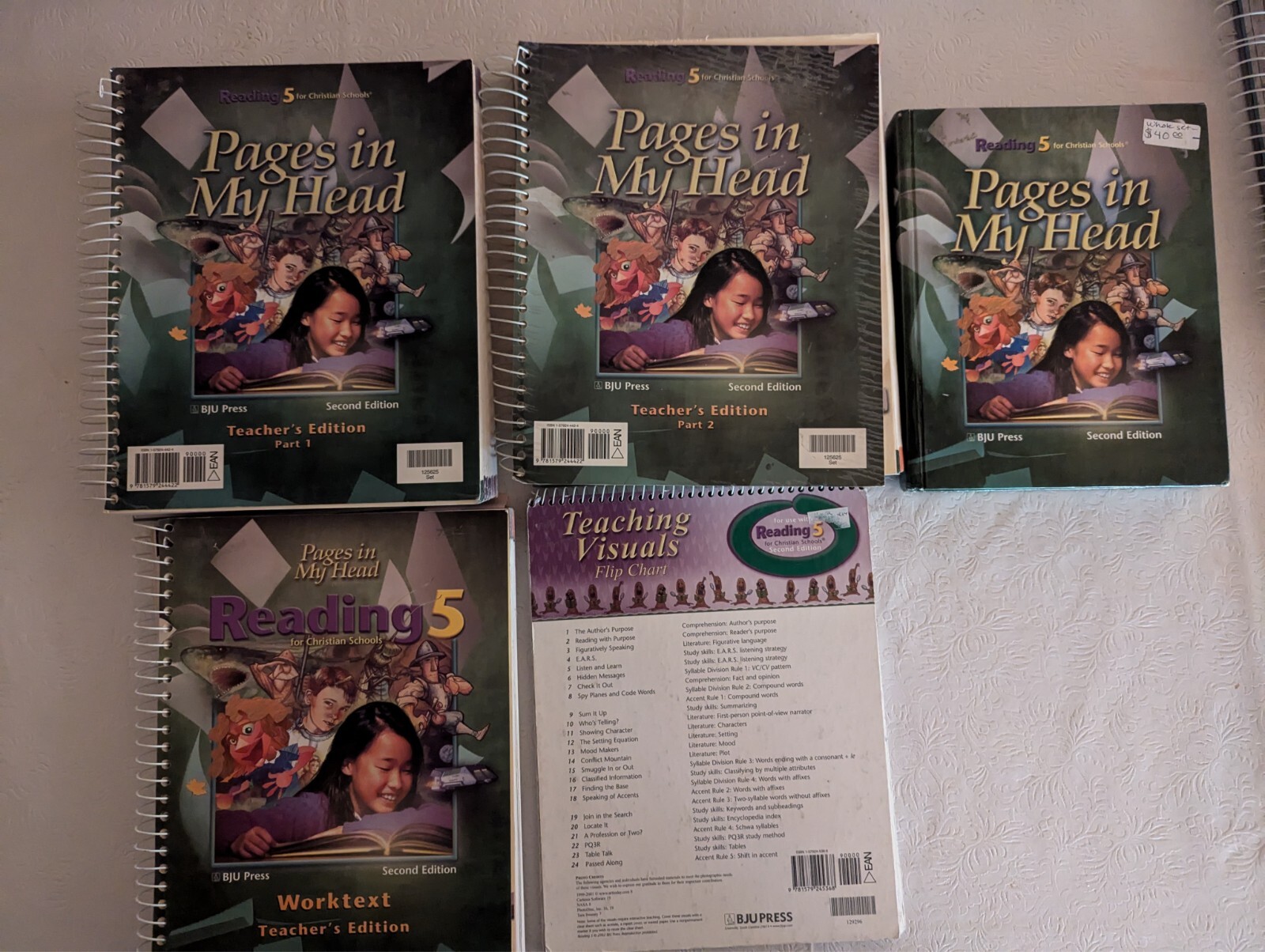 BJU Press Reading 5 Pages In My Head, 2nd Edition Bundle