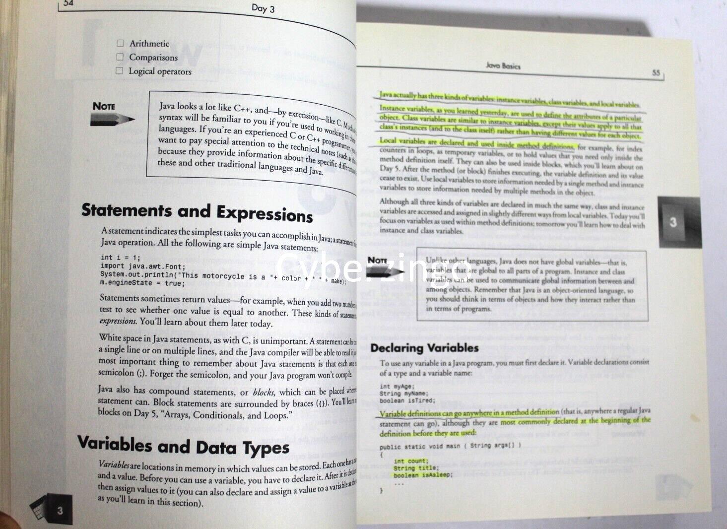 Teach Yourself Java 1.1 In 21 Days Laura Lemay 1997 PREOWNED NO CD-ROM