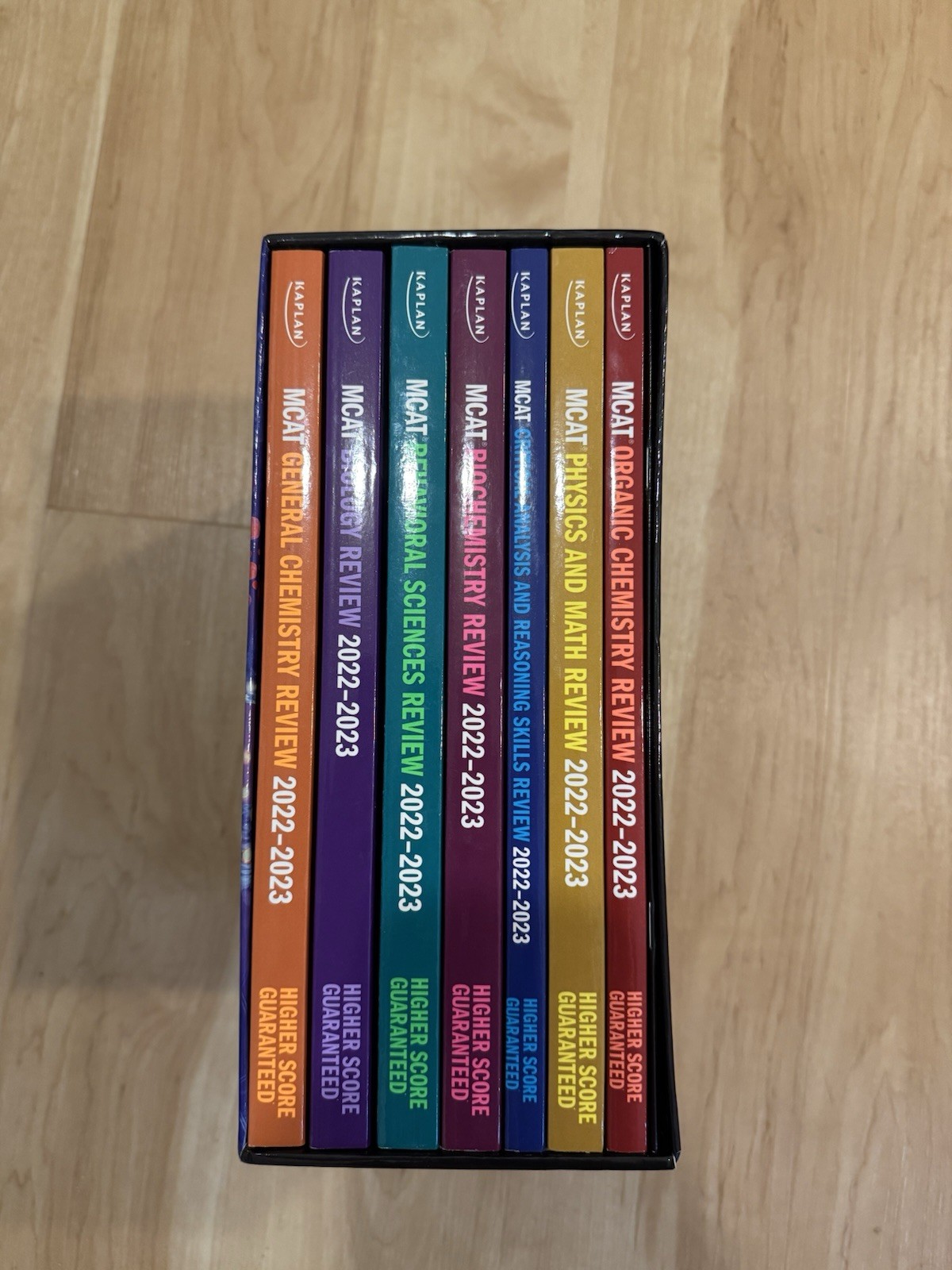 Kaplan MCAT Complete 7-Book Subject Review 2022-2023 Paperback Box Set