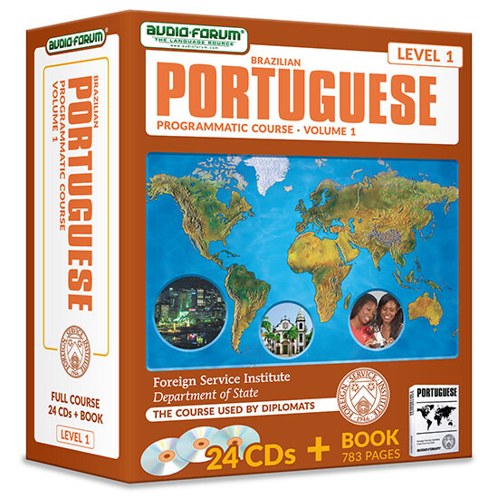 FSI: Programmatic (Brazilian) Portuguese 1 (24 CDs/Book) by Foreign Service Inst