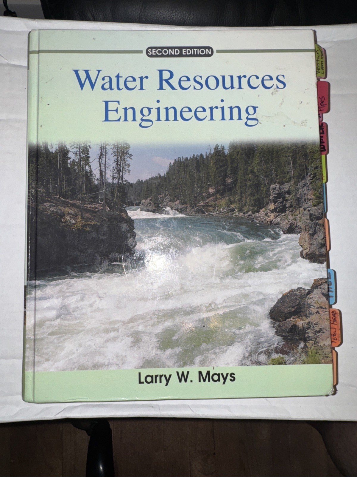 Water Resources Engineering by Larry W. Mays (2010, Hardcover)