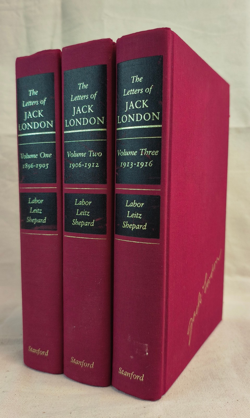 The Letters of Jack London: Vol. 1: 1896-1905; Vol. 2: 1906-1912; Vol. 3: 1913