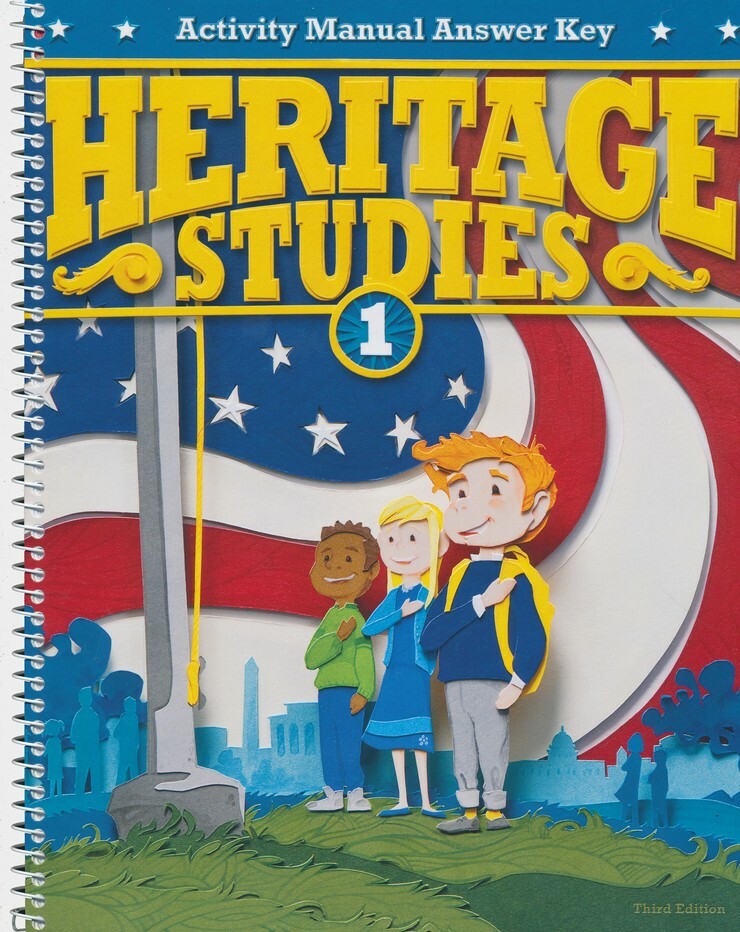 BJU Press Heritage Studies 1 Student Activities Manual Answer Key – 1st Grade