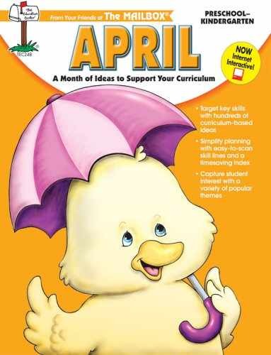 April Monthly Idea Book – Paperback, by The Mailbox Books Staff – Very Good