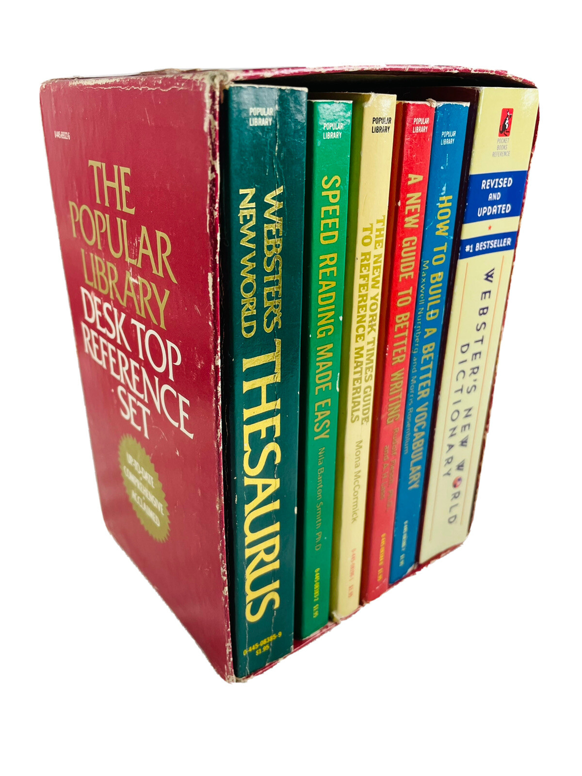 Webster’s Popular Library Desktop Reference Vintage 5 Book Set