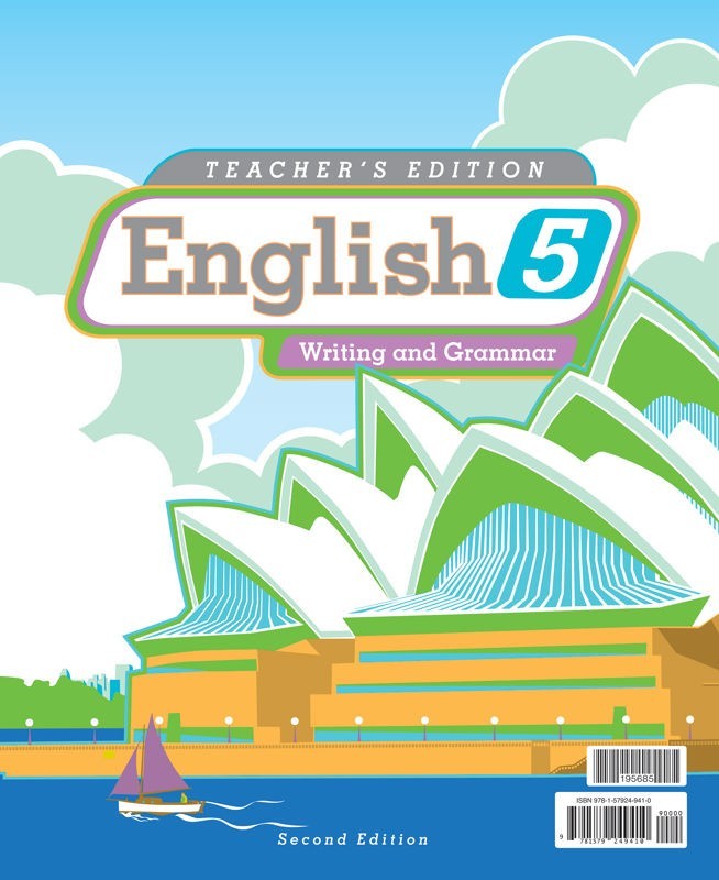 BJUP English: Writing & Grammar 5 Teacher’s Edition with CD