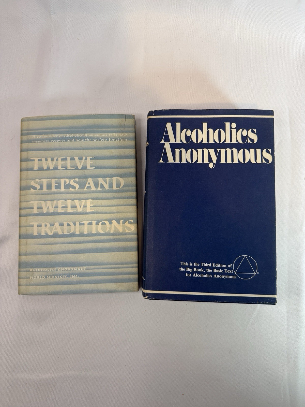 Alcoholics Anonymous Big Book 3rd Ed + 12 Steps Traditions AA Lot HC