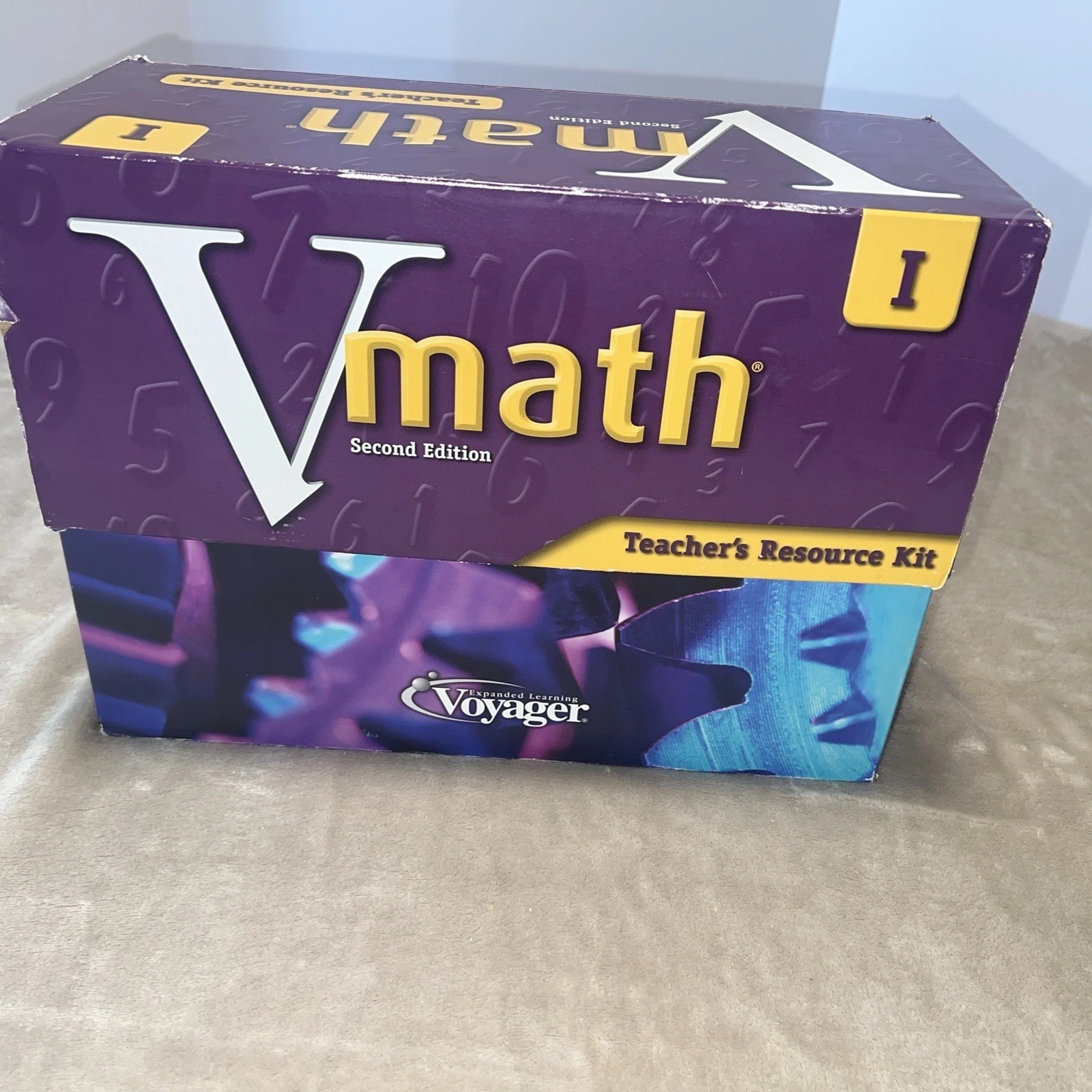 Voyager Expanded Learning VMath Level I 2nd Ed. Teacher’s Resource Kit very good