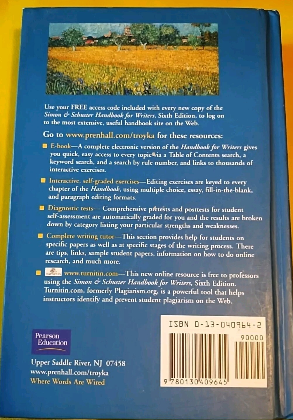 The Simon & Schuster Handbook for – Hardcover, by Troyka Lynn Quitman – Good j