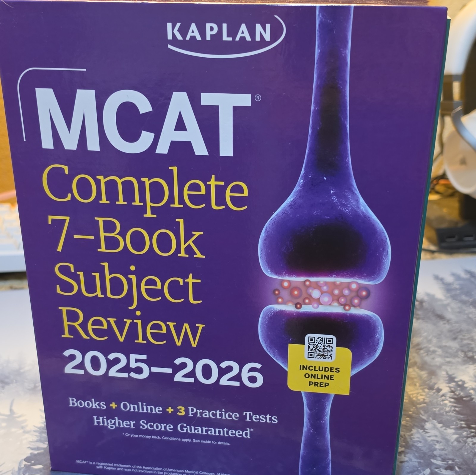Kaplan MCAT Complete 7-Book Subject Review 2025-2026 Box Set + Online + 3 Tests